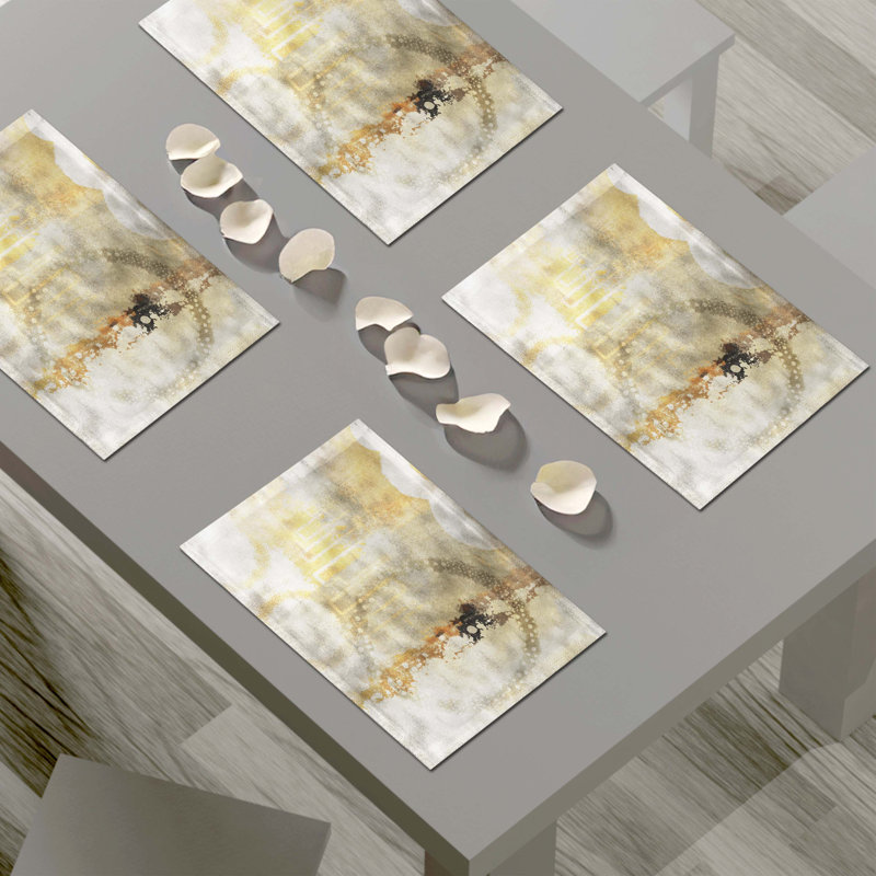 Polyester Abstract Rectangle Placemat