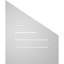 Half Peaked Left Surface Mount Signature Urethane Functional Gable Vent 8/12 Pitch Primed Tan-103254848