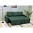 Convertible L-Shaped Sectional Bed, Bluenish , 3, , Comfortable For Small Living Areas And Homes Stylish Sleeper Bed , Upholstery-372674184