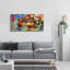Hokku Designs «Brawl 1» par Murray Henderson, art mural acrylique sur verre, ACR-37577-391455024