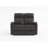 Morfudd 50" Wide Modern & Contemporary Double Reclining Wall Hugger Loveseat with Textured Microfiber Fabric