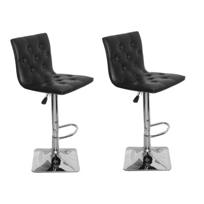 Swivel Upholstered Adjustable Height Counter Stool