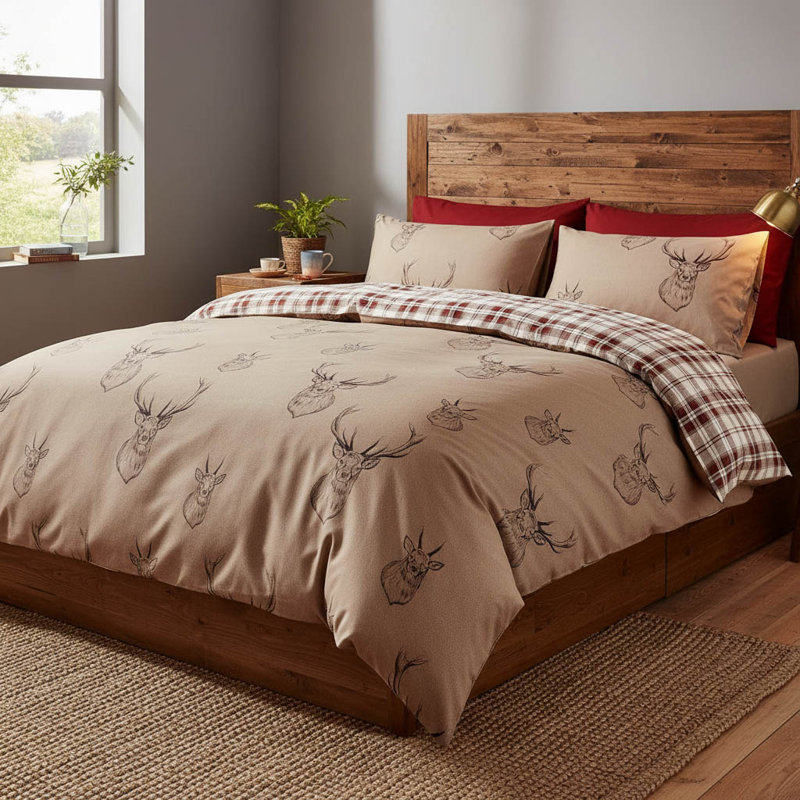 Polycotton No Pattern Duvet Cover with Pillowcases