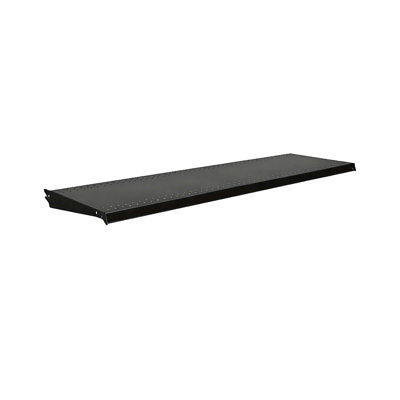 10X48" Gondola Metal Shelf Black-4PK