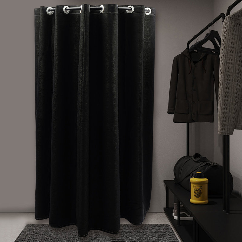 Cloison de vestiaire portative Loncala, Noir