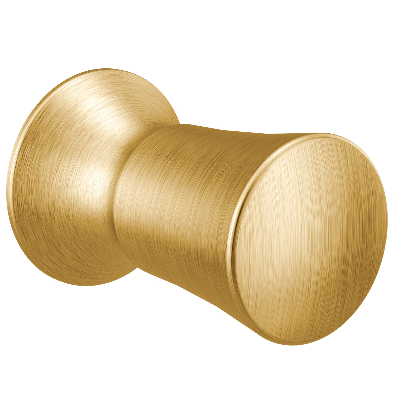 1" Round Cabinet Knob, Brushed Gold