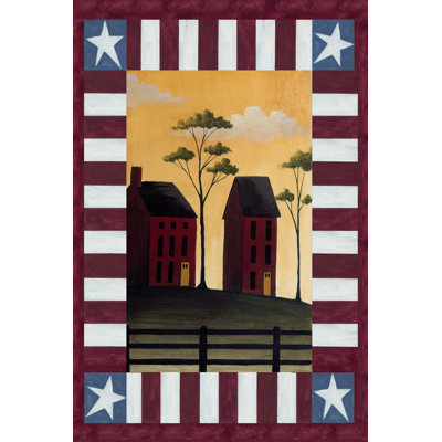 Americana Home - Wrapped Canvas Art Prints