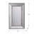 16.5x24" Traditional Rectangle Wall Mirror,Tabletop Mirror
