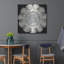  «Mini Abstract Rosette 4» par Chariklia Zarris, art mural en métal, 36 po x 36 po