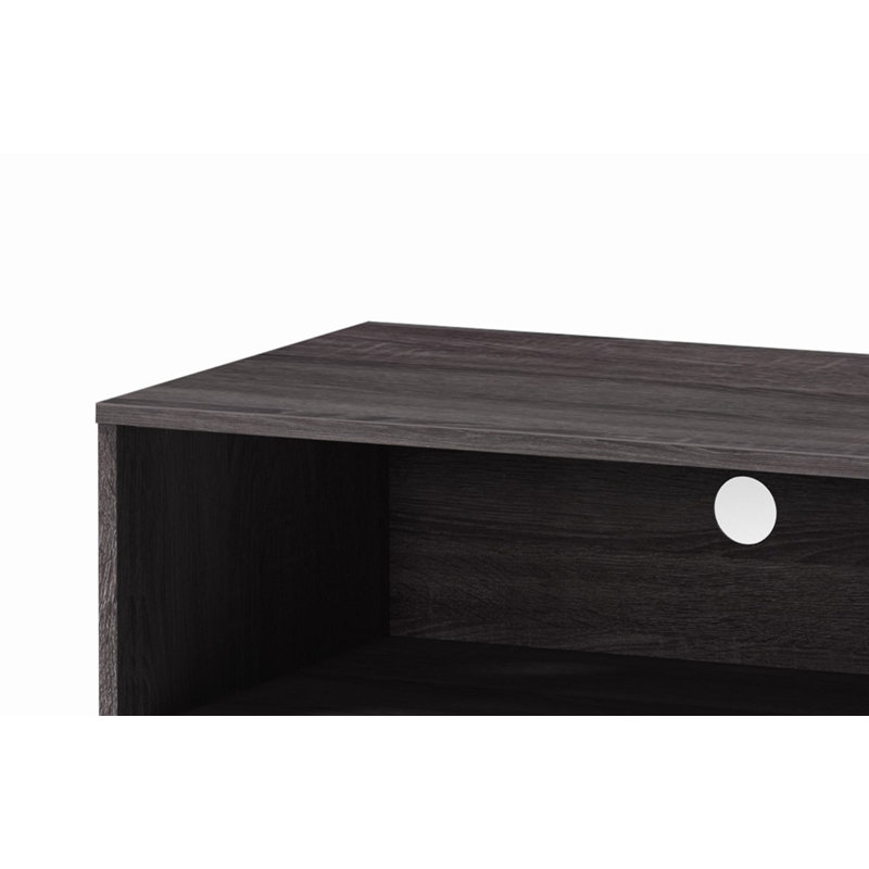 Amidon TV Stand For Tvs Up To 47.3", With 2 Storage Shelves& 1 Cabinet, Modern Entertainment Centre For TV In Living Room