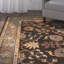 Tapis brun / bleu / rouge en laine touffeté à la main Cranmore-24511175