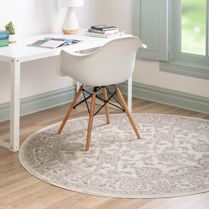 Tapis ivoire Hillyer, Rond 5 pi 3 po