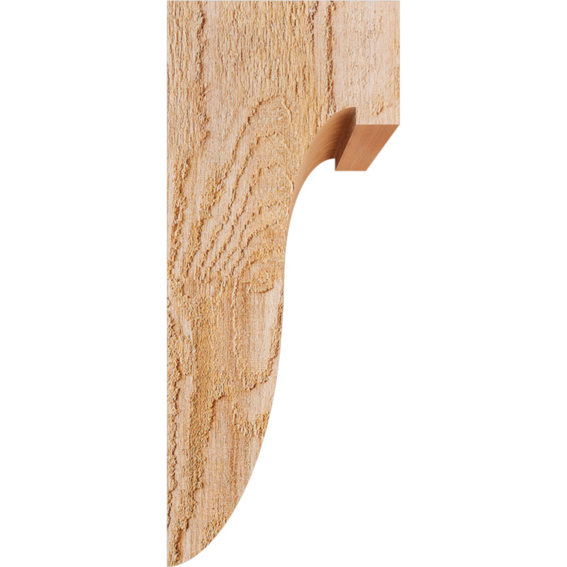 Del Monte Corbel, H 14 po x l 6 po x P 6 po, Sciage brut, Cèdre rouge