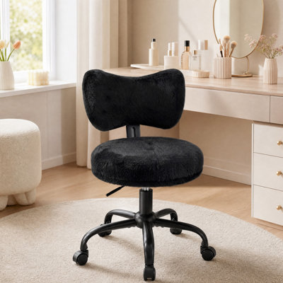Canora Grey Faux Fur Office Chair