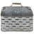 4-Slot Galvanized Metal Flatware Caddy