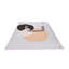 No Pattern And Not Solid Colour Machine Woven Beige Area Rug-55987529