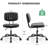 Modern 2 - Piece Home Office Desk and Chair Set - Electric Desk with Adjustable Height Faux Leather Chair-1585994099