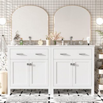 Ensemble de meuble-lavabo gris 60 po