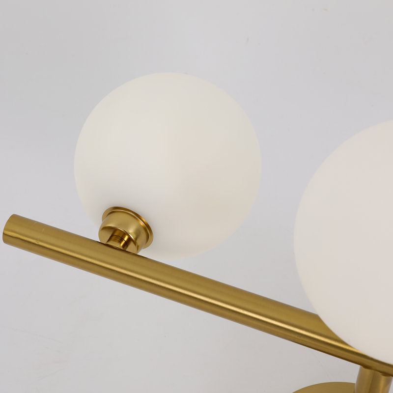 Plafonnier semi-encastré 3 lumières en verre