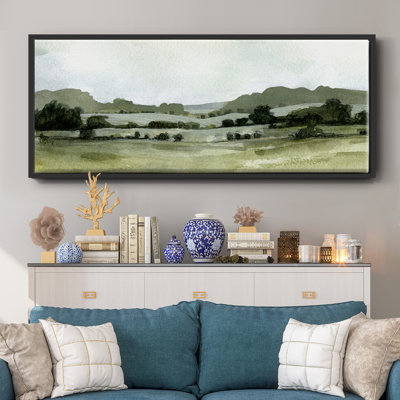 Vert Landscape III- Framed Canvas