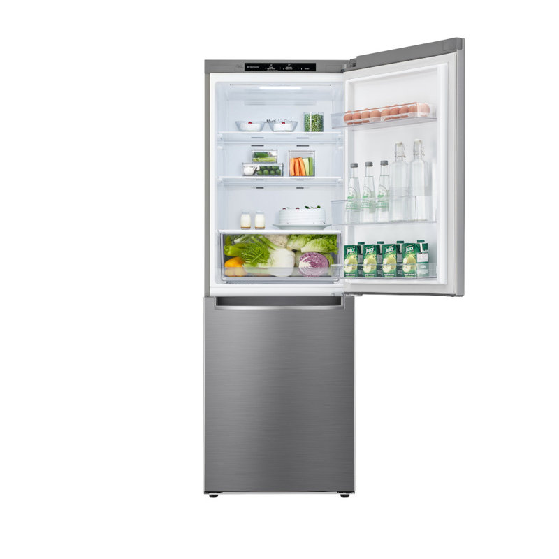 LG Bottom Freezer Refrigerator, Reversible Door, Stainless Steel, 11 cu. ft.