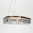 Josse Dimmable Wagon Wheel LED Crystal Chandelier