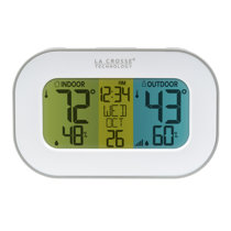 Acurite White Digital Indoor Thermometer with Compact Display,  Battery-Powered, (1 x 3.75 x 6.25)