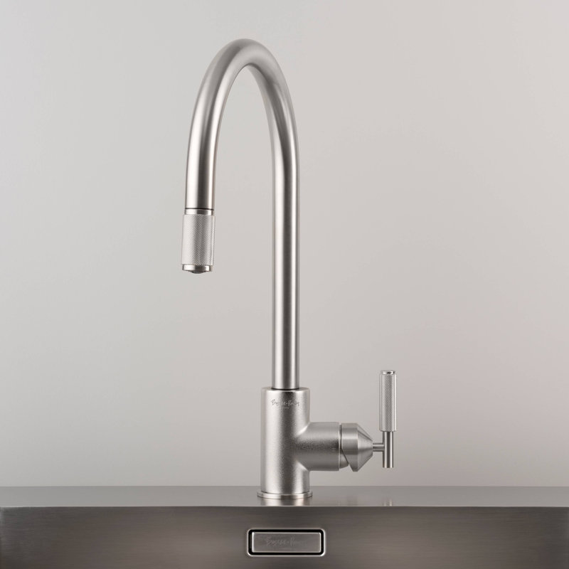 Kitchen Faucet / Pull-Out Mixer / Cross, Steel
