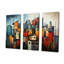 Cubist Urbanism Horizon III - Ensemble de décoration murale cubisme-107751548-107751546