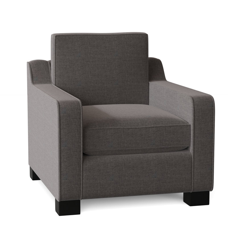 Fauteuil de 33 po de large Aceyon, Espresso, Indigo Entice