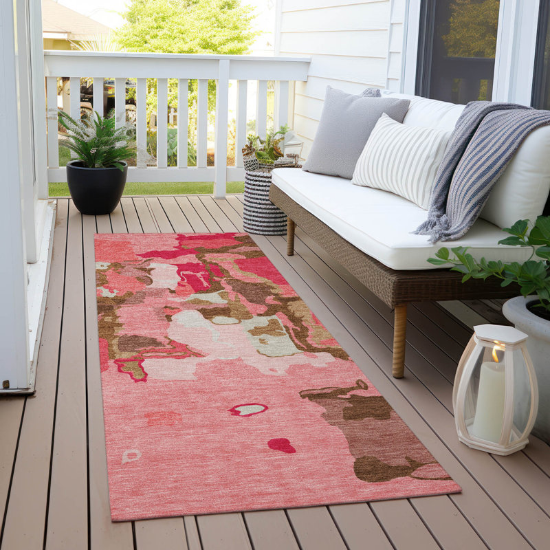  Machine Washable Indoor/Outdoor Chayden ACN1028 Rug, Runner 2'3" x 7'6"