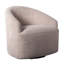 Chaise pivotante rembourrée à 360 degrés