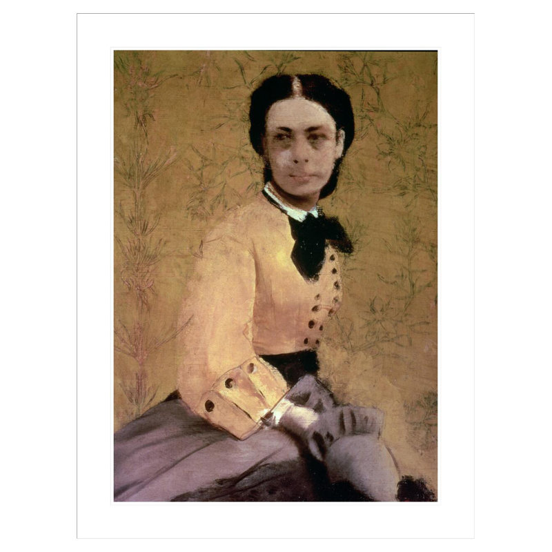 Portrait de la princesse Pauline de Metternich par Edgar Degas, impression giclée encadrée, H 41,5 po x l 31,9 po