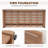 3-Person Outdoor Patio Sofa With Cushions