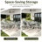 4 - Person Rectangular Outdoor Dining Set With Cushions-407831990-407831984
