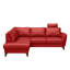 Migues Genuine Leather Corner Sofa with Sleeping Function and Storage-829276632-829276633