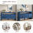 4-door Elegant Console Table With Natural Embossed Texture, Curved Edge And Metal Handles-1867305831