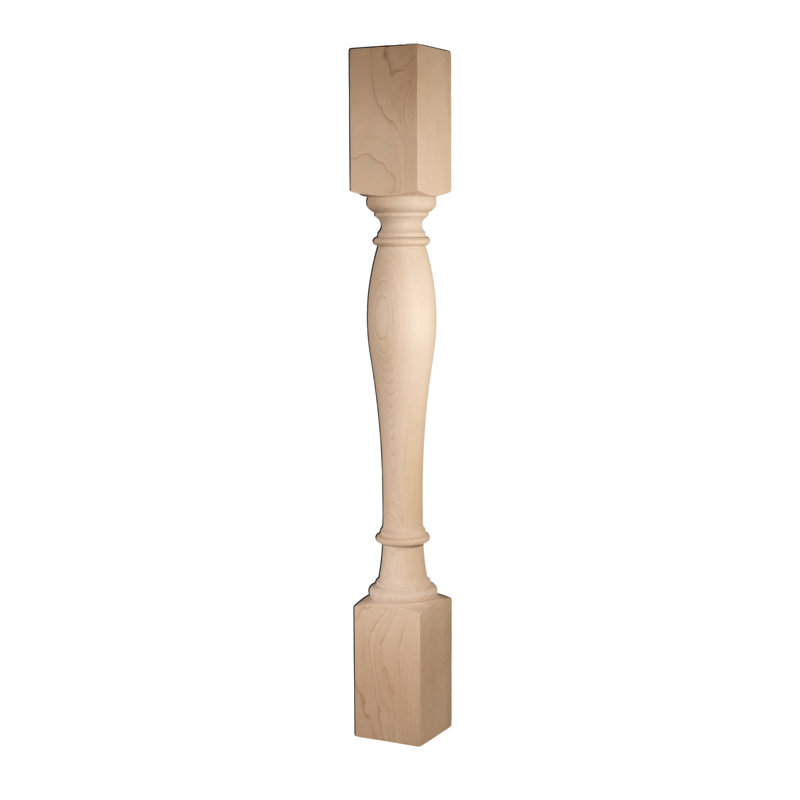 Pied de table de salle à manger en érable