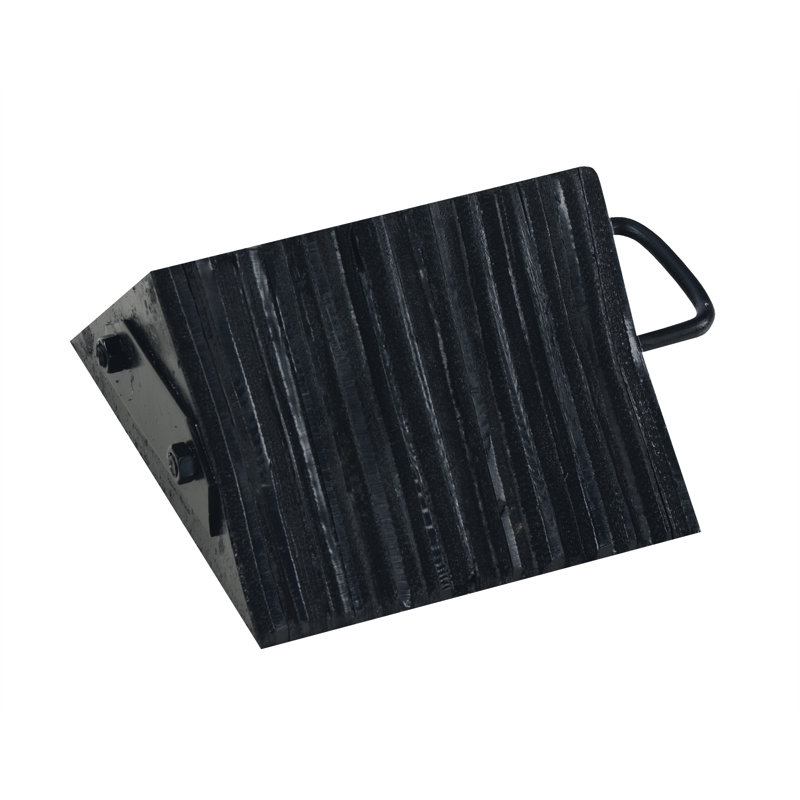 VESTIL LWC-14 Laminated,Rubber Wheel Chock,10x10x5.5