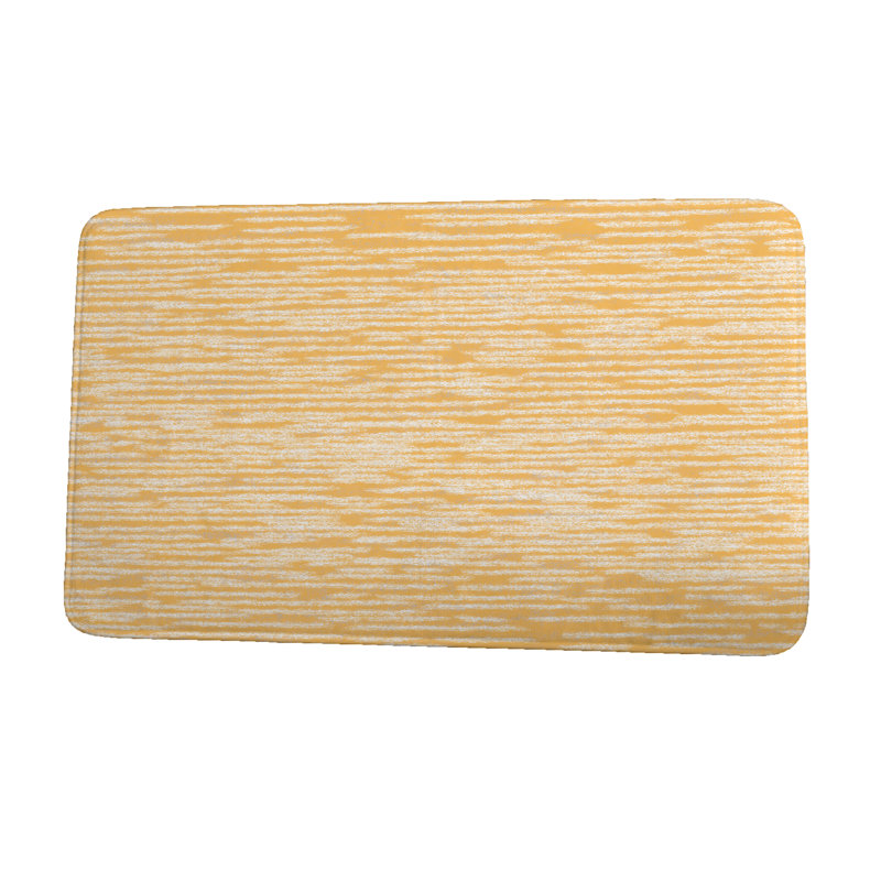 Tapis de bain Marled Knit, l 21 po x L 34 po, jaune