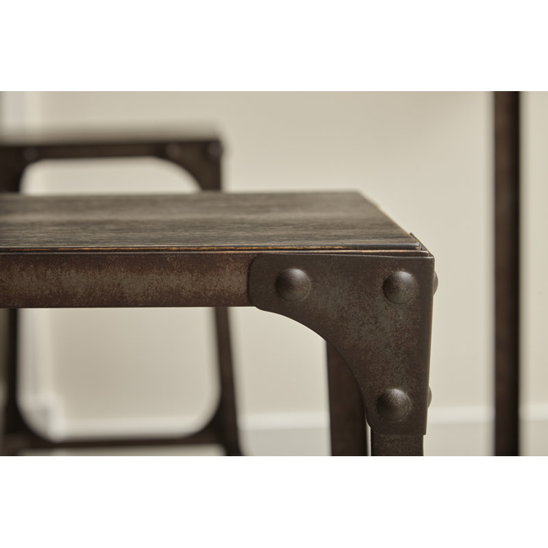 Counter Stool with Metal Frame
