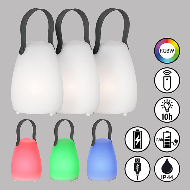 Monfiston USB Battery -operated Table Lamp Lamp