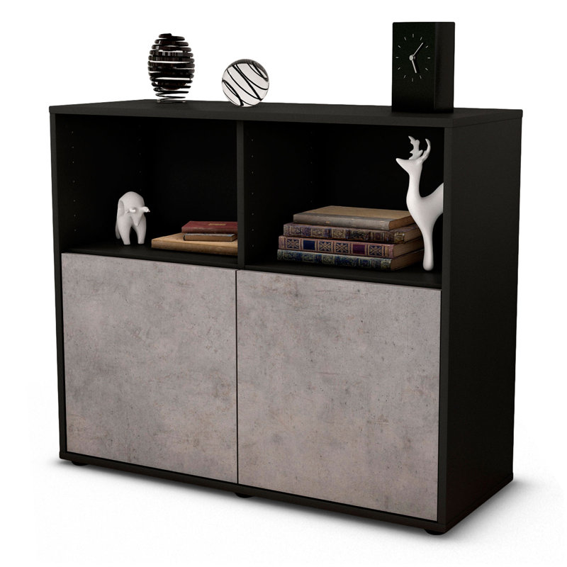 Raleigh 92cm Sideboard, Anthracite/Concrete