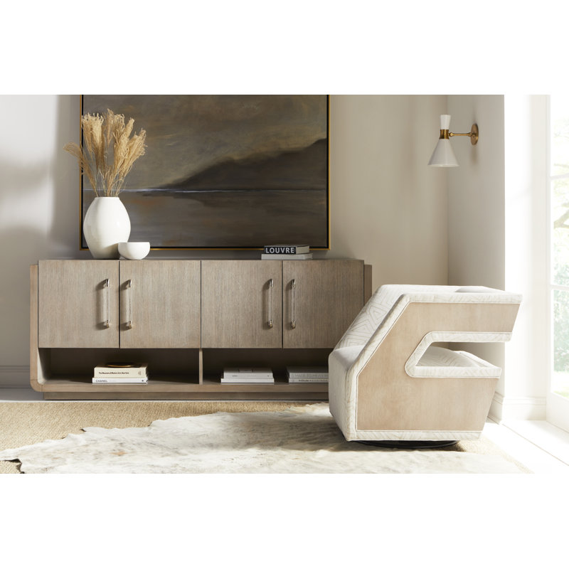 Cove Armchair, Nomad Sand, Dove Gray