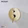 Bravat Wall Mounted Brushed Gold Shower Set With Thermostatic Valve Mixer 3-Way Concealed