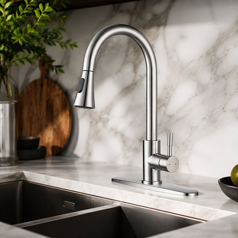 Robinet de cuisine avec douchette extractible