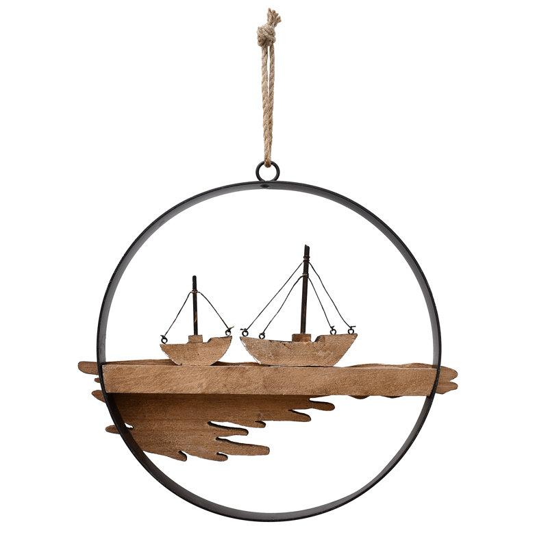 Coastal Transportation Wall Decor on Solid Wood