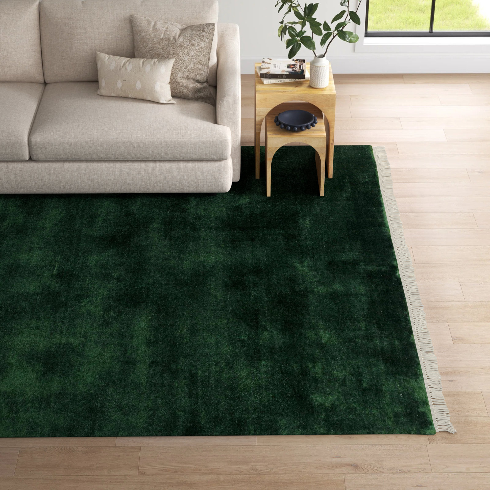 Clio Hand-Woven Wool Rug, Rectangle 9' x 12'