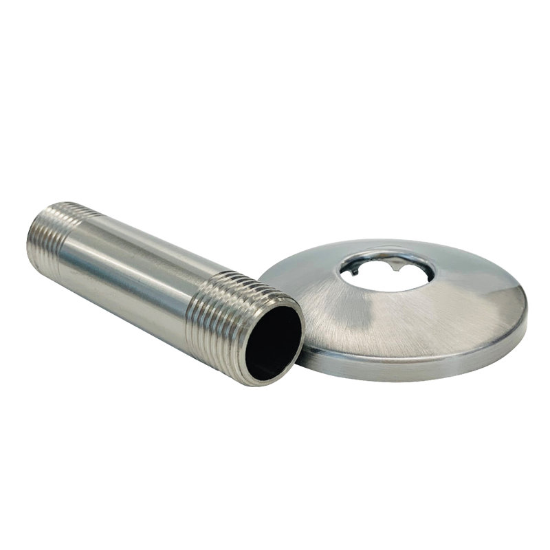 Shower Arm with Flange 3-inch Ceiling Mount, Brushed Nickel