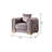 Foehr 43" Velvet Arm Chair-2047672897